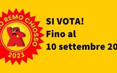 Si vota! Manda la tua nomination al Premio Remo Chiosso 2023